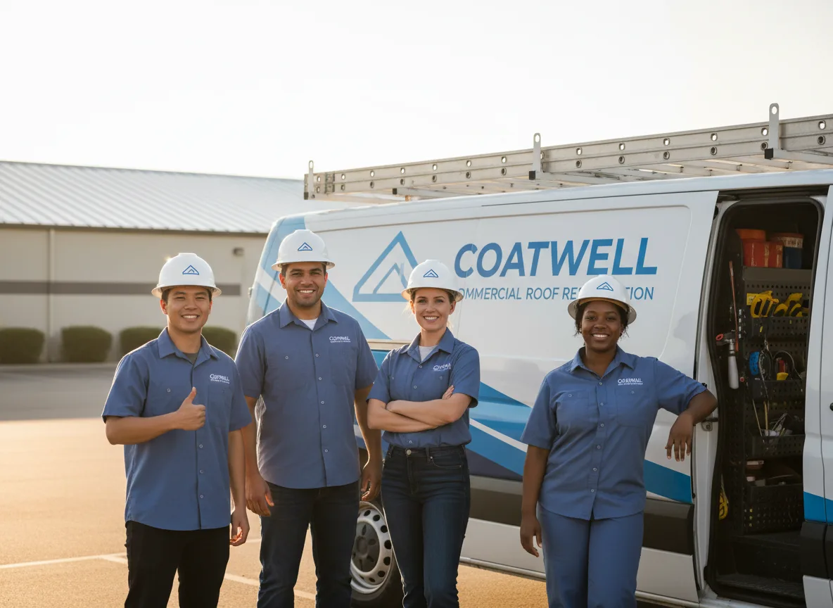 Commercial roof coating company in Flinton, PA